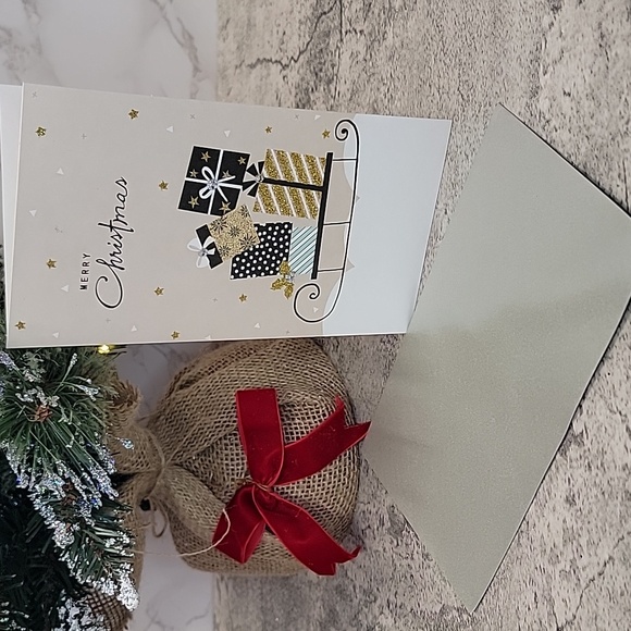 Merry Christmas sled greeting cards - Picture 1 of 9